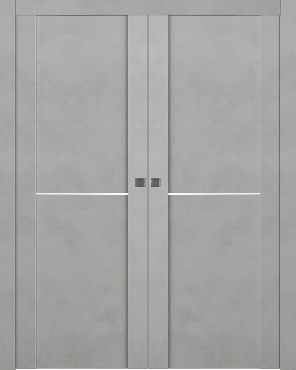 AVON 01 1H LIGHT URBAN DOUBLE POCKET DOORS BELLDINNI MODERN INTERIOR DOOR - 1