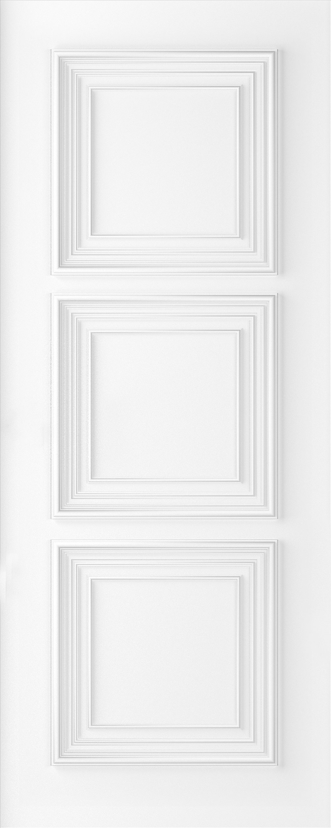 PALAZZO 3 POLAR WHITE SLAB BELLDINNI MODERN INTERIOR DOOR - 1