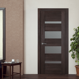 AVON 07-01 VETRO VERALINGA OAK BARN BELLDINNI MODERN INTERIOR DOOR - 2