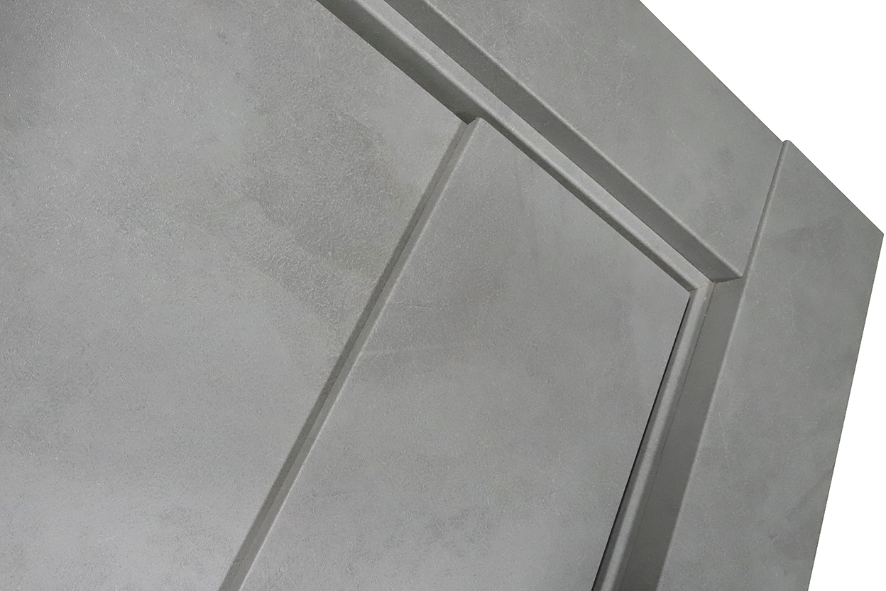 AVON 207 VETRO DARK URBAN INVISIBLE METAL FRAME BELLDINNI MODERN INTERIOR DOOR - 6