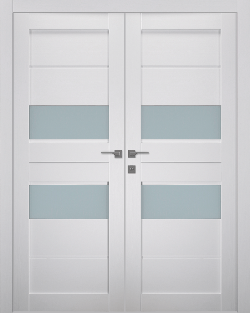 DESSA VETRO BIANCO NOBLE CLOSET BELLDINNI MODERN INTERIOR DOOR - 1