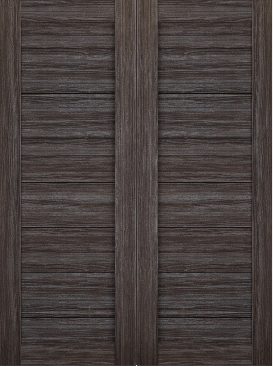 ERMI GRAY OAK DOUBLE BARN BELLDINNI MODERN INTERIOR DOOR - 2