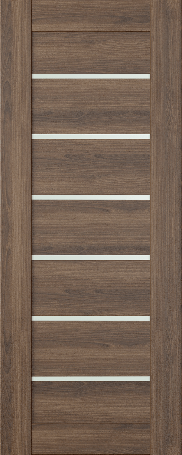 AVON 07-02 VETRO PECAN NUTWOOD SWING DOORS BELLDINNI MODERN INTERIOR DOOR - 3