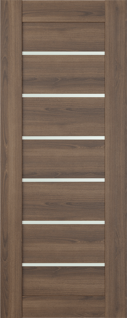 AVON 07-02 VETRO PECAN NUTWOOD SWING DOORS BELLDINNI MODERN INTERIOR DOOR - 3