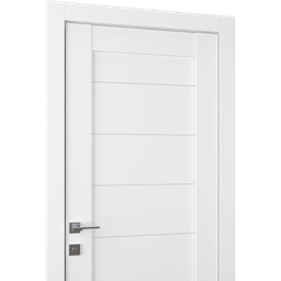 ERMI BIANCO NOBLE SWING BELLDINNI MODERN INTERIOR DOOR - 2