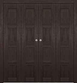 AVON 07 3R VERALINGA OAK DOUBLE BI-FOLD BELLDINNI MODERN INTERIOR DOOR - 1