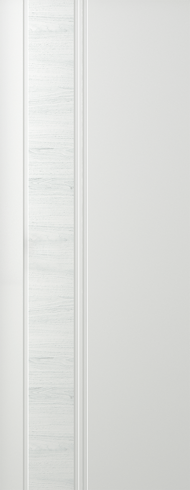 TWINWOOD 1 POLAR WHITE SLAB BELLDINNI MODERN INTERIOR DOOR - 1