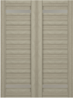 PERLA VETRO SHAMBOR DOUBLE BARN BELLDINNI MODERN INTERIOR DOOR - 2