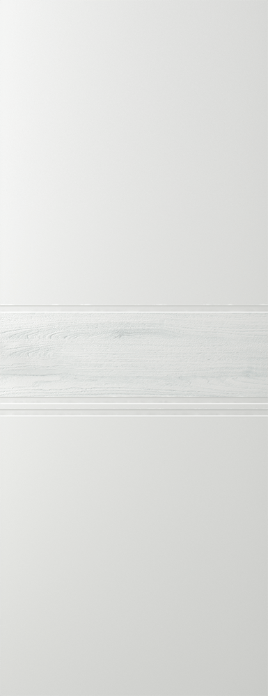 TWINWOOD 2 POLAR WHITE SLAB BELLDINNI MODERN INTERIOR DOOR - 1