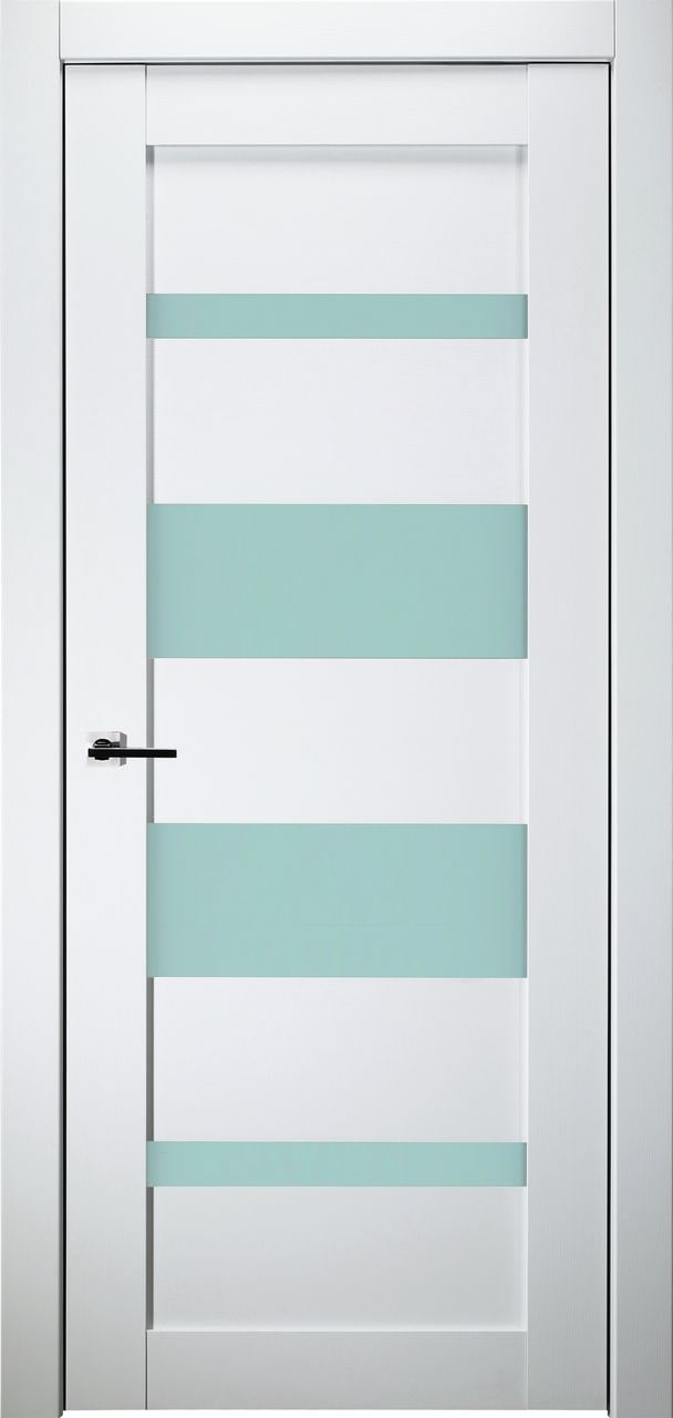 MIRELLA VETRO BIANCO NOBLE SWING BELLDINNI MODERN INTERIOR DOOR - 1