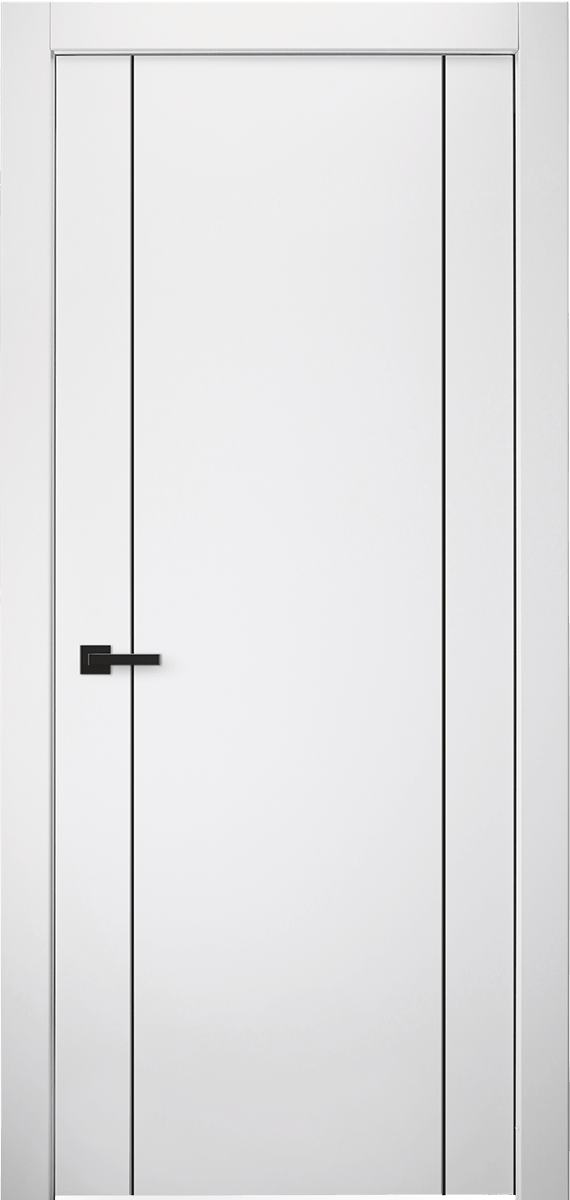 SMART PRO 2V BLACK POLAR WHITE SWING DOORS BELLDINNI MODERN INTERIOR DOOR - 1