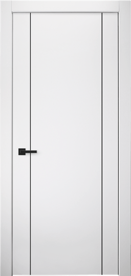 SMART PRO 2V BLACK POLAR WHITE SWING DOORS BELLDINNI MODERN INTERIOR DOOR - 1