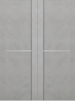 AVON 01 1H LIGHT URBAN DOUBLE INVISIBLE METAL FRAME BELLDINNI MODERN INTERIOR DOOR - 2