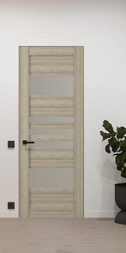 LETI VETRO SHAMBOR DOUBLE INVISIBLE METAL FRAME BELLDINNI MODERN INTERIOR DOOR - 2