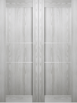 AVON 07 2H RIBEIRA ASH DOUBLE BARN BELLDINNI MODERN INTERIOR DOOR - 2