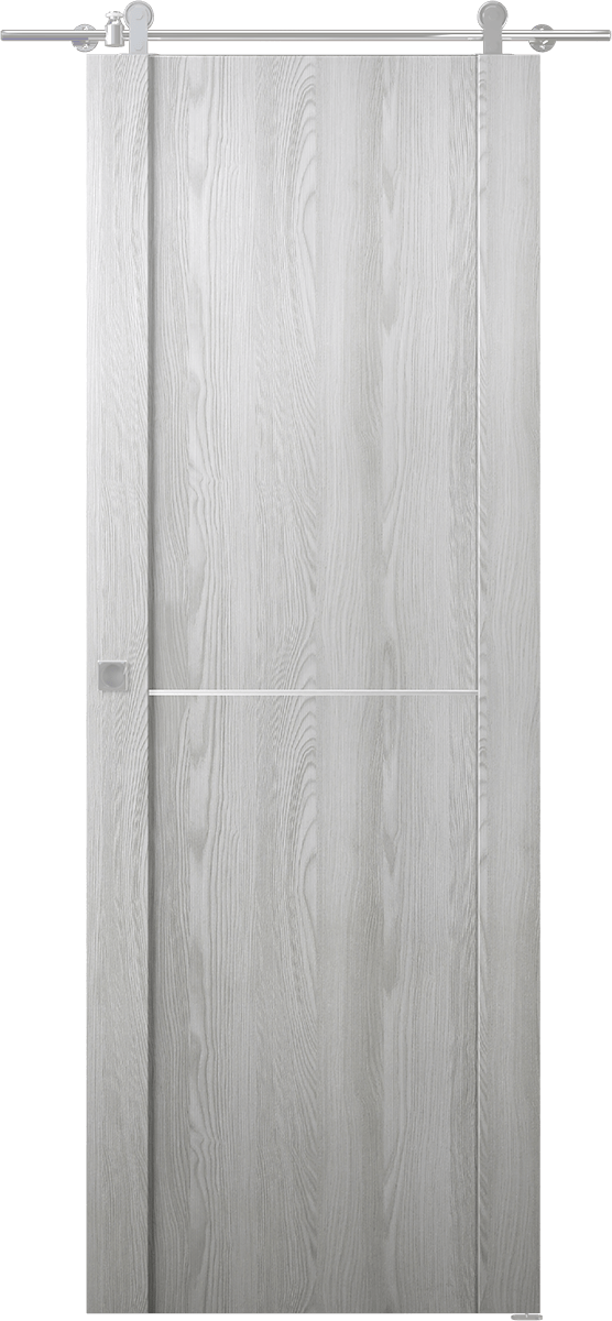 AVON 01 1H RIBEIRA ASH DOUBLE BARN BELLDINNI MODERN INTERIOR DOOR - 1