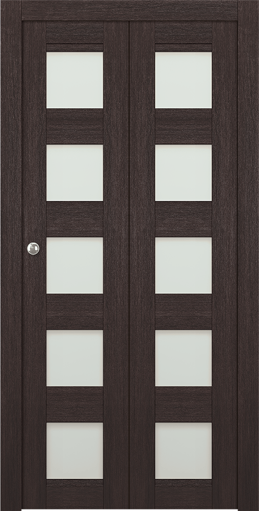AVON 07-07 VETRO VERALINGA OAK BI-FOLD DOORS BELLDINNI MODERN INTERIOR DOOR - 1