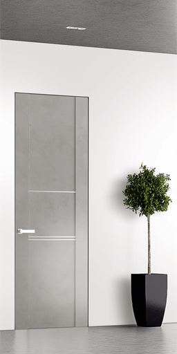 AVON 01 3H LIGHT URBAN INVISIBLE METAL FRAME BELLDINNI MODERN INTERIOR DOOR - 1