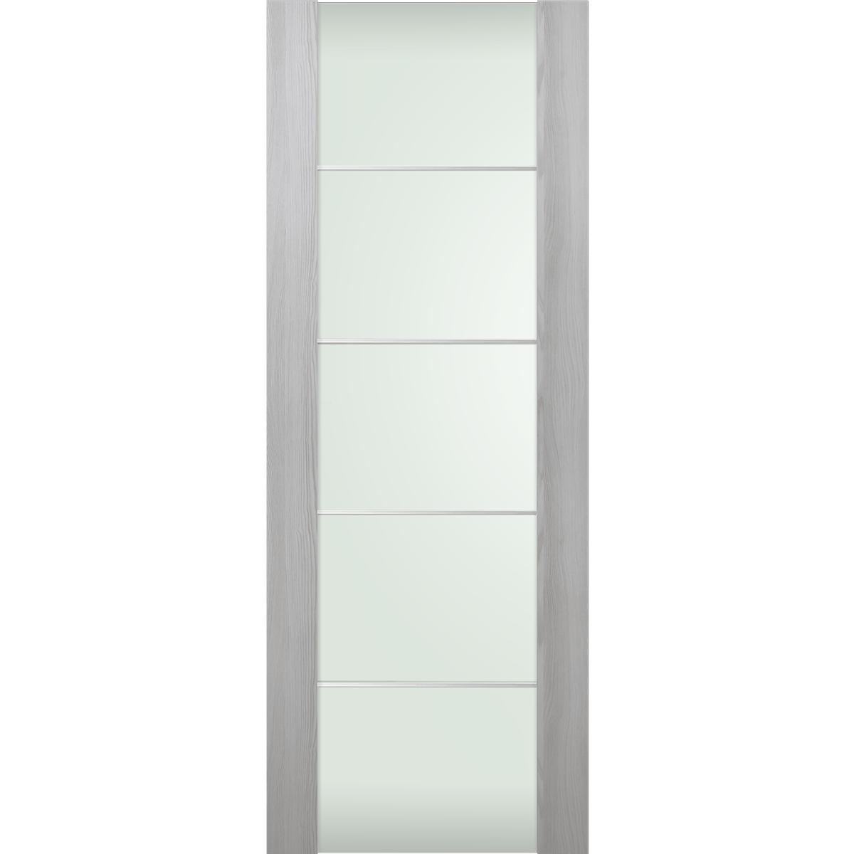 AVON 202 4H VETRO RIBEIRA ASH SWING BELLDINNI MODERN INTERIOR DOOR - 2