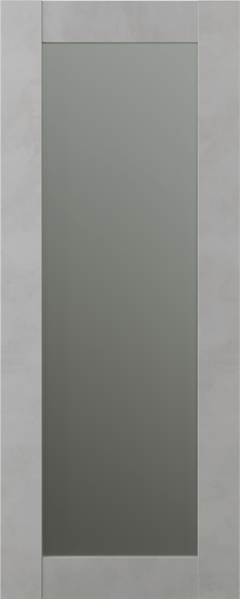 AVON 207 VETRO LIGHT URBAN SLAB BELLDINNI MODERN INTERIOR DOOR - 1