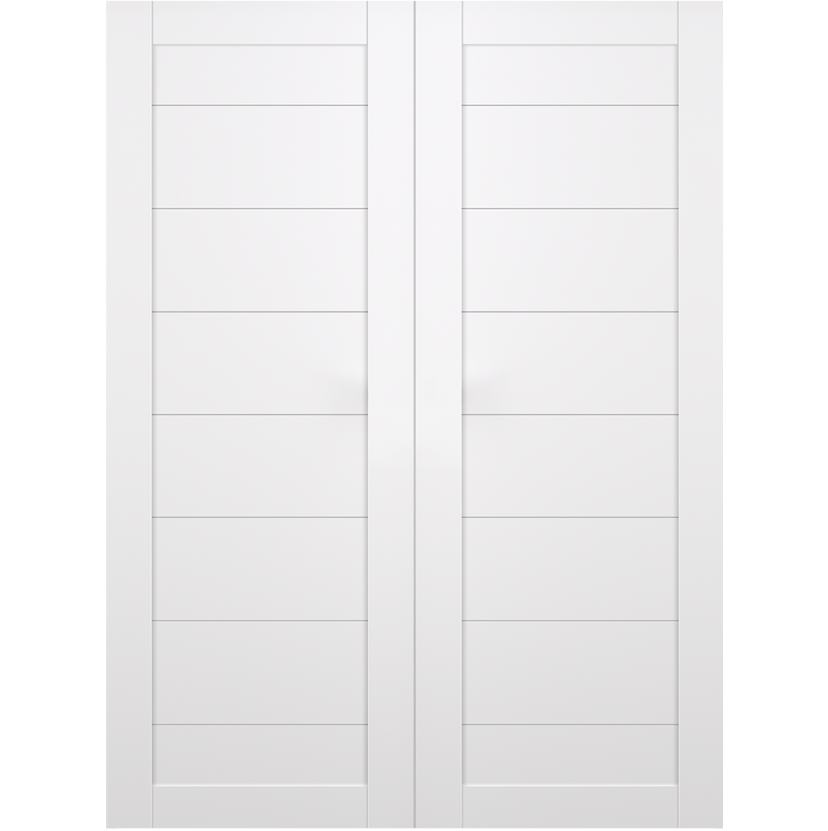 ERMI SNOW WHITE DOUBLE POCKET BELLDINNI MODERN INTERIOR DOOR - 3
