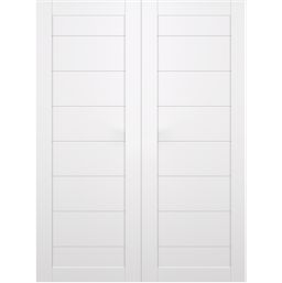 ERMI SNOW WHITE DOUBLE POCKET BELLDINNI MODERN INTERIOR DOOR - 3