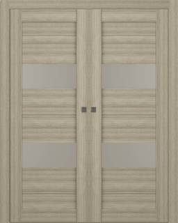 VITA VETRO SHAMBOR DOUBLE POCKET BELLDINNI MODERN INTERIOR DOOR - 1