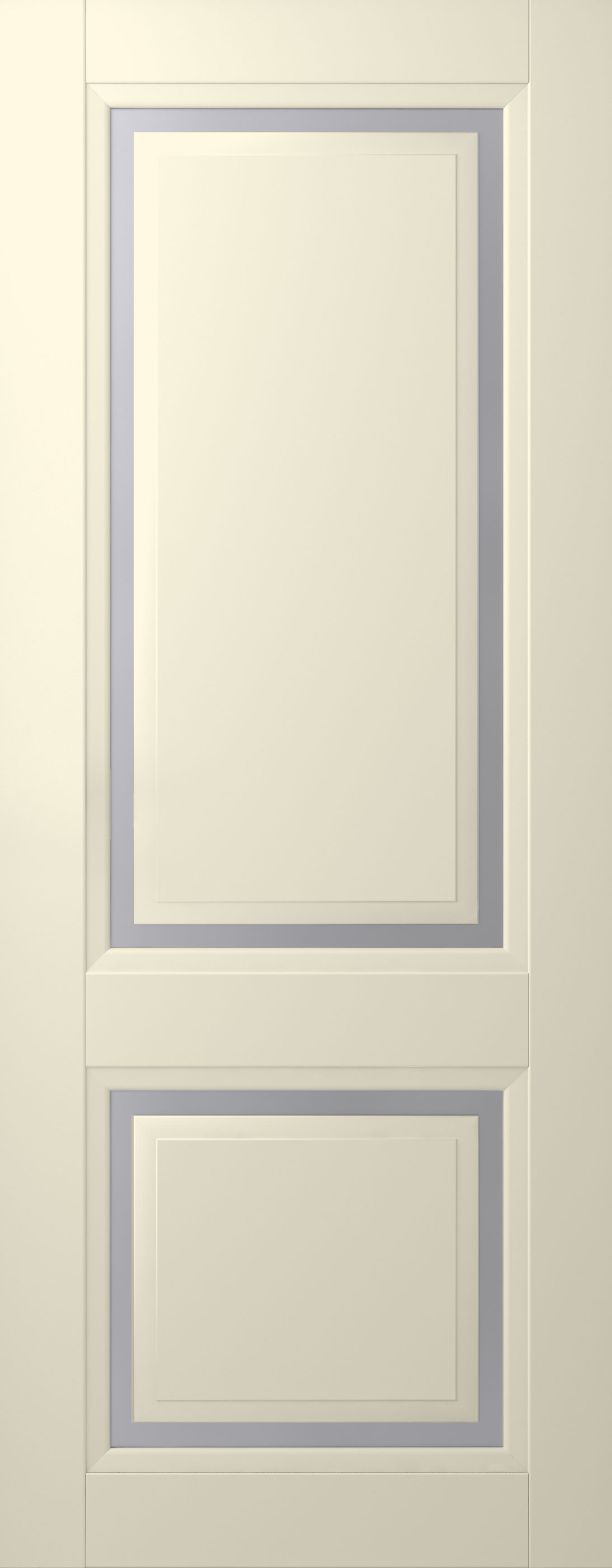 AURUM 2 VETRO IVORY SLAB BELLDINNI MODERN INTERIOR DOOR - 1