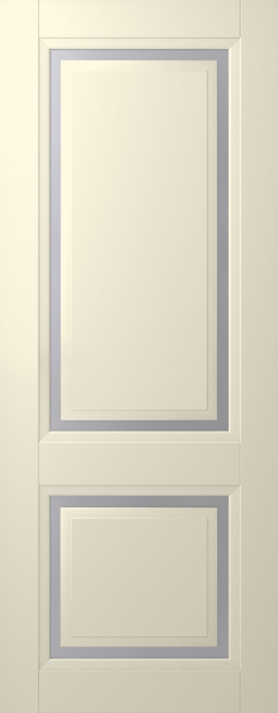 AURUM 2 VETRO IVORY SLAB BELLDINNI MODERN INTERIOR DOOR - 1