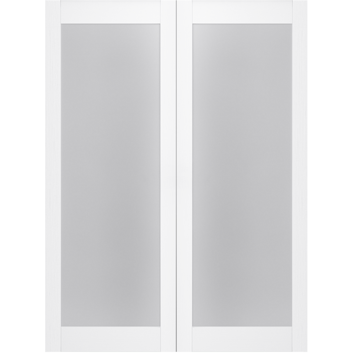 PALLADIO 207 VETRO BIANCO NOBLE BYPASS BELLDINNI MODERN INTERIOR DOOR - 2