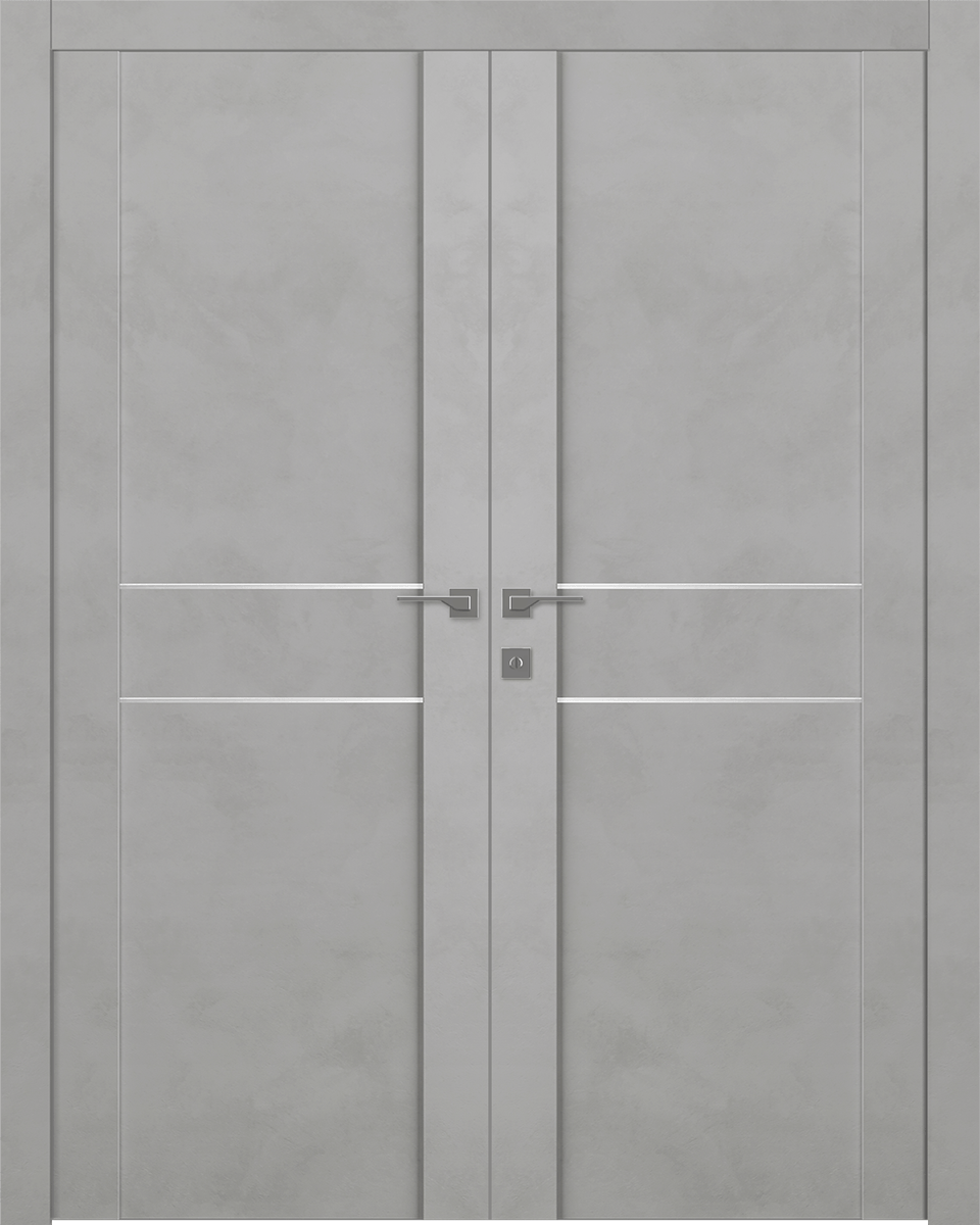 AVON 01 2HN LIGHT URBAN DOUBLE BELLDINNI MODERN INTERIOR DOOR - 1