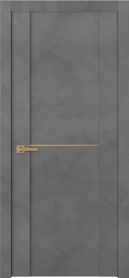 AVON 01 1H GOLD DARK URBAN SWING BELLDINNI MODERN INTERIOR DOOR - 1