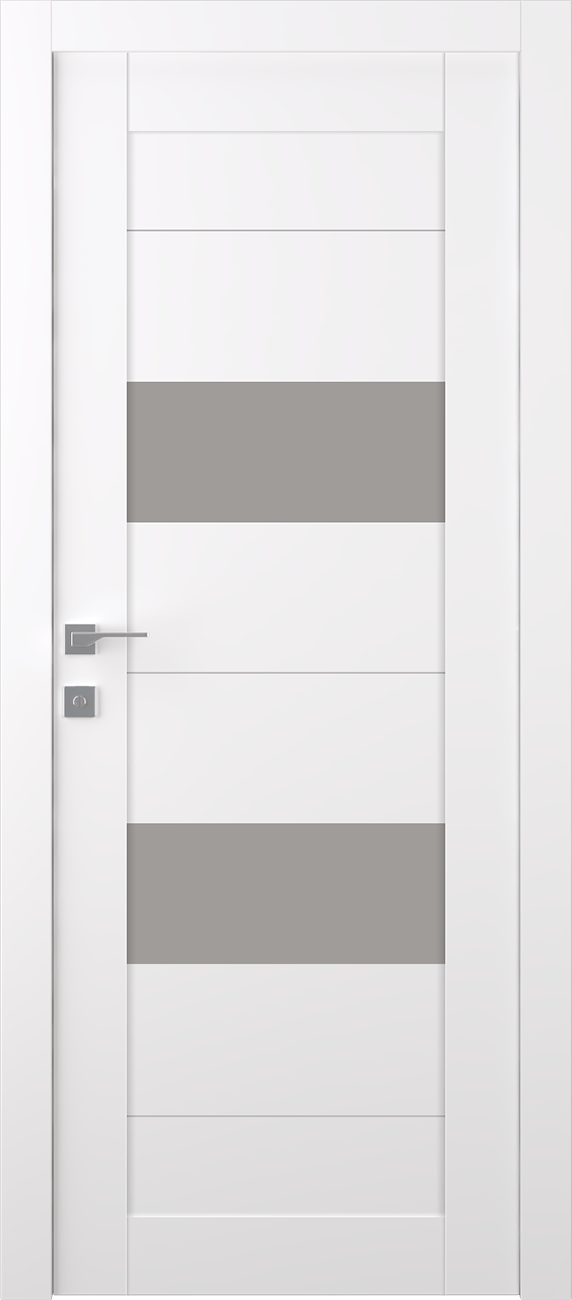 BERTA VETRO SNOW WHITE SWING BELLDINNI MODERN INTERIOR DOOR - 1