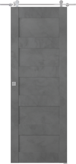 AVON 07 4R DARK URBAN BARN BELLDINNI MODERN INTERIOR DOOR - 1