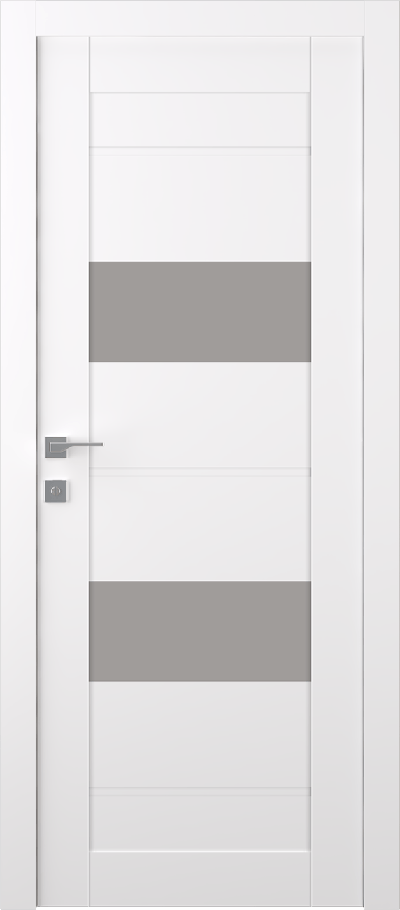 VITA VETRO SNOW WHITE SWING BELLDINNI MODERN INTERIOR DOOR - 1