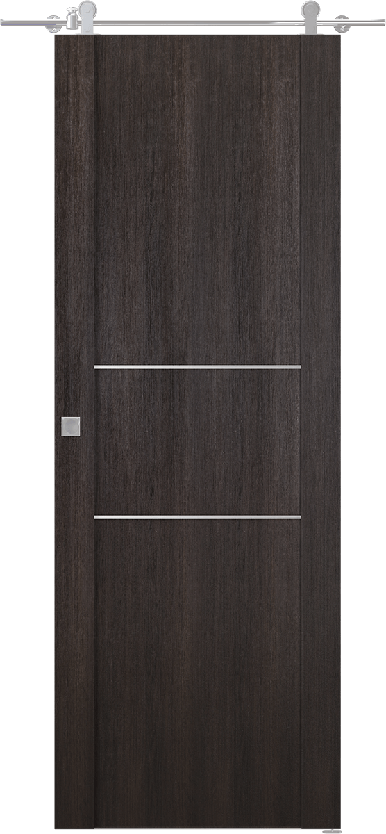 AVON 01 2H VERALINGA OAK DOUBLE BARN BELLDINNI MODERN INTERIOR DOOR - 1