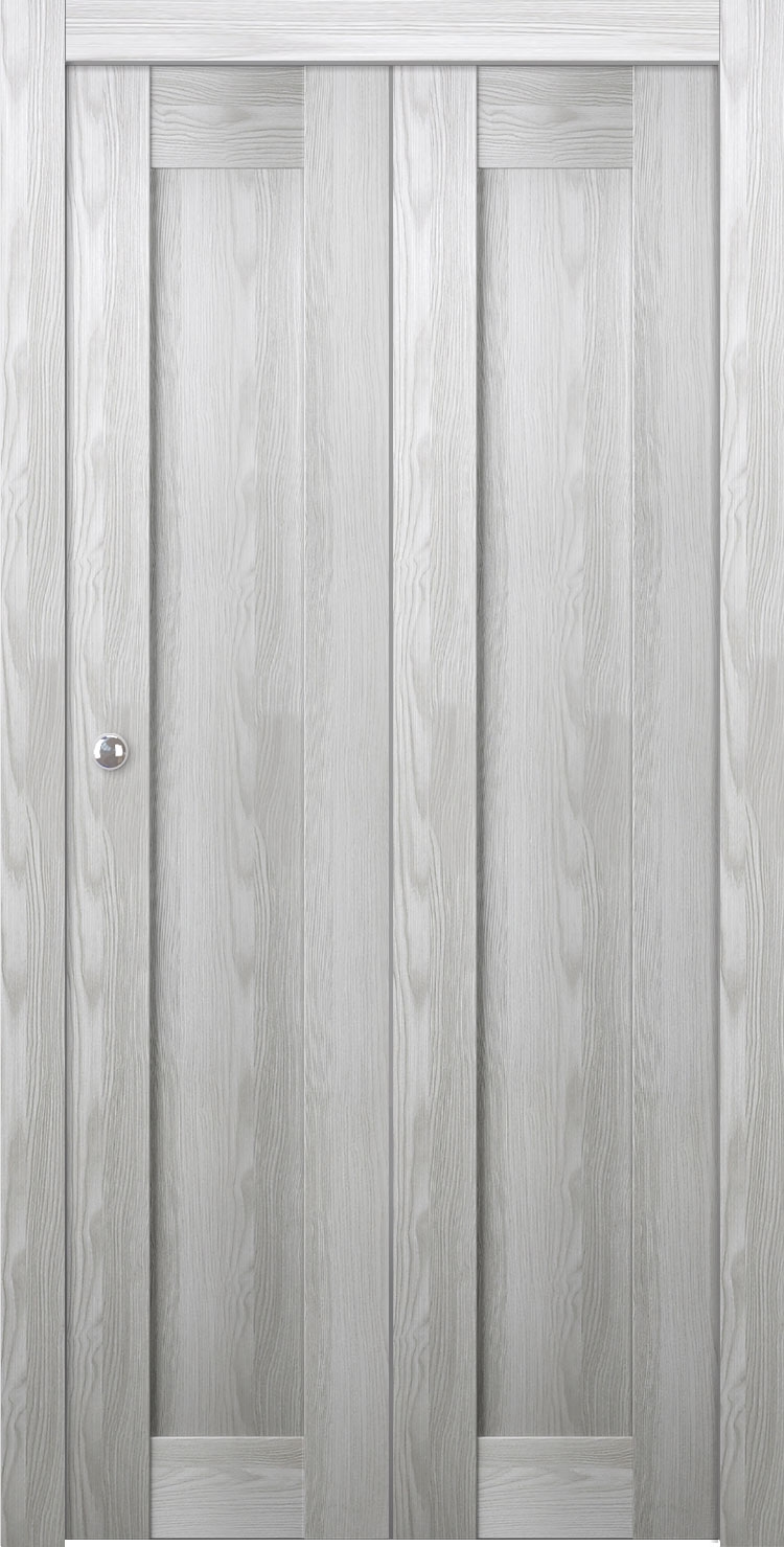 AVON 07 RIBEIRA ASH BI-FOLD BELLDINNI MODERN INTERIOR DOOR - 1