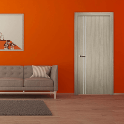OPTIMA 2V SHAMBOR INVISIBLE METAL FRAME BELLDINNI MODERN INTERIOR DOOR - 3