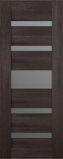 AVON 07-05 VETRO VERALINGA OAK SLAB BELLDINNI MODERN INTERIOR DOOR - 1