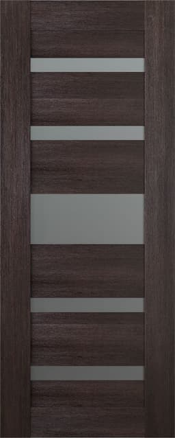 AVON 07-05 VETRO VERALINGA OAK SLAB BELLDINNI MODERN INTERIOR DOOR - 1