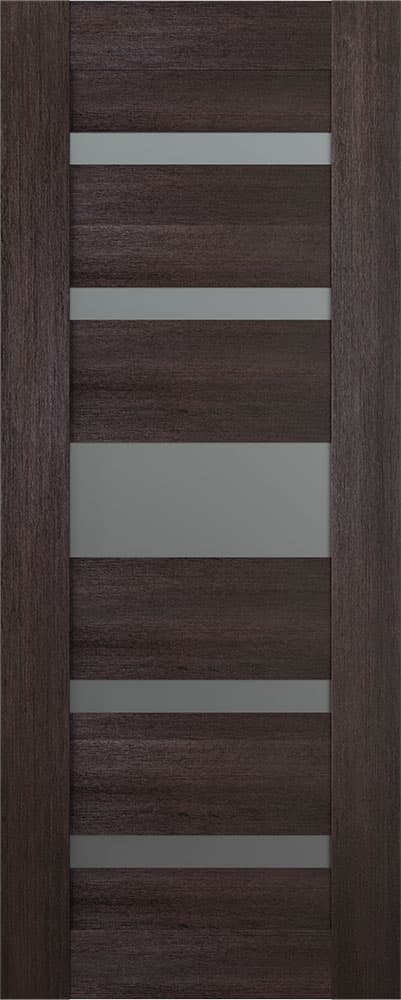 AVON 07-05 VETRO VERALINGA OAK SLAB BELLDINNI MODERN INTERIOR DOOR - 1