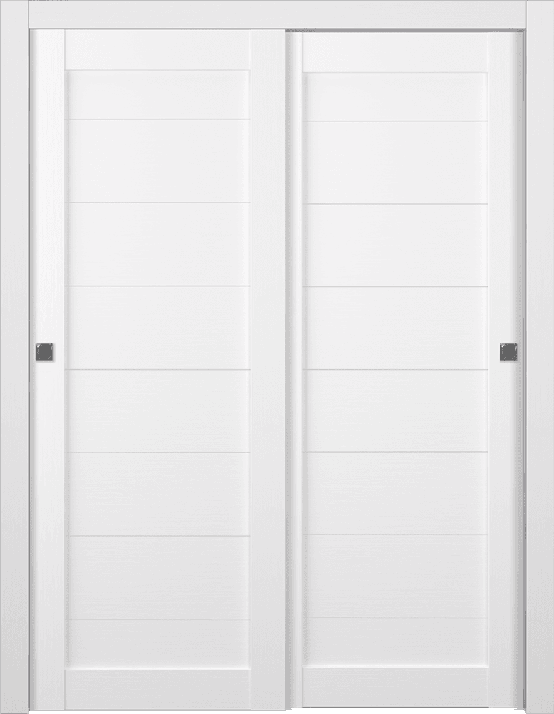 ERMI BIANCO NOBLE BYPASS BELLDINNI MODERN INTERIOR DOOR - 1