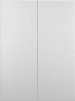 OPTIMA SNOW WHITE DOUBLE MAGIC BELLDINNI MODERN INTERIOR DOOR - 2