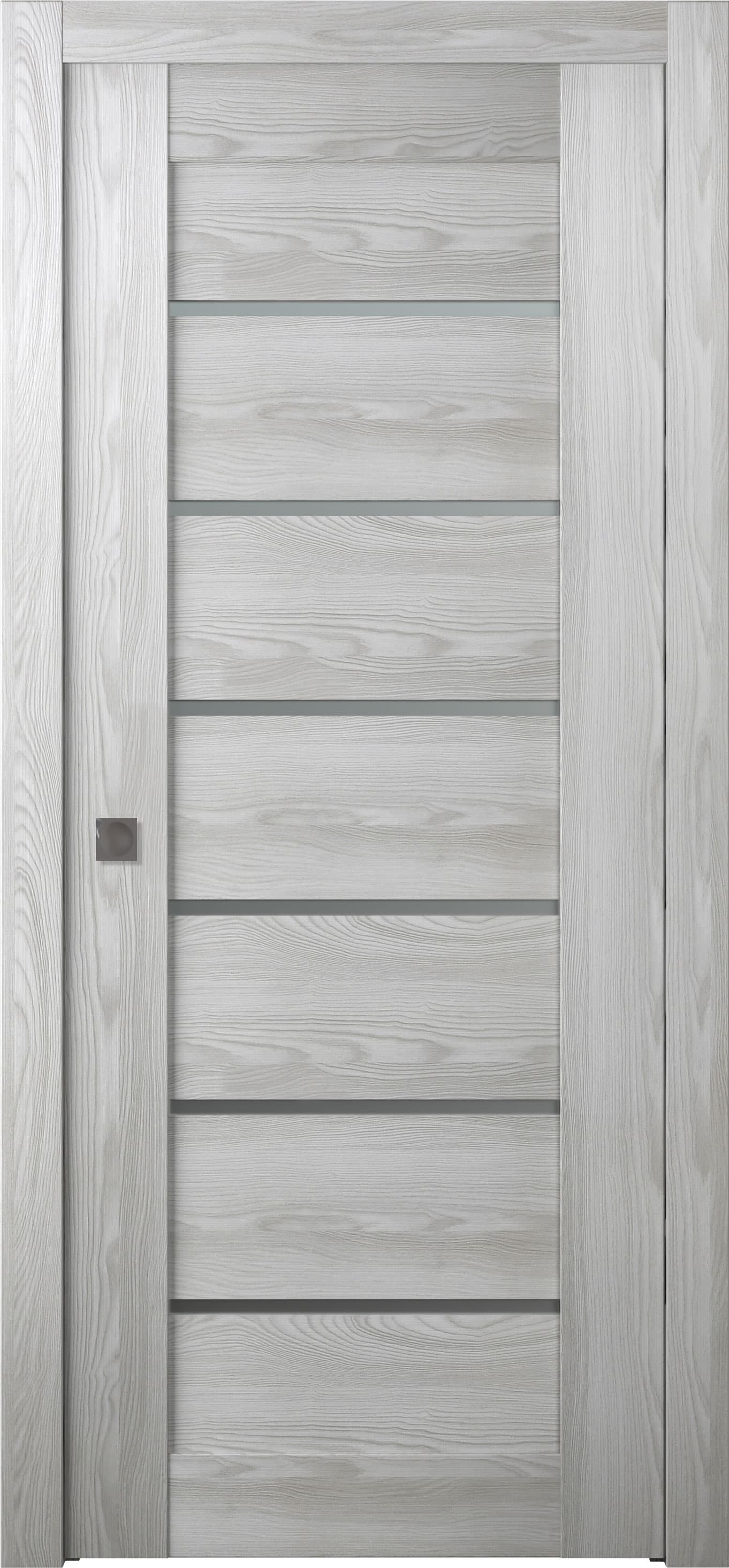 AVON 07-02 VETRO RIBEIRA ASH POCKET BELLDINNI MODERN INTERIOR DOOR - 1