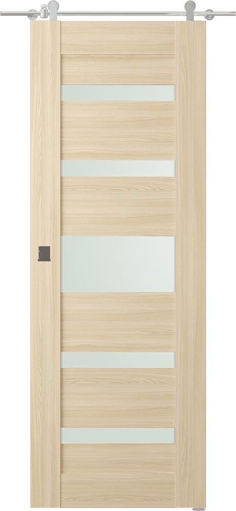 AVON 07-05 VETRO LOIRE ASH BARN DOORS BELLDINNI MODERN INTERIOR DOOR - 1