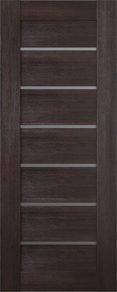 AVON 07-02 VETRO VERALINGA OAK SLAB BELLDINNI MODERN INTERIOR DOOR - 1