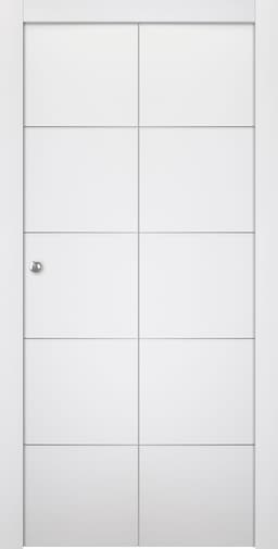 PALLADIO 4H BIANCO NOBLE BI-FOLD BELLDINNI MODERN INTERIOR DOOR - 1