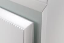 AURUM 1 VETRO LIGHT GREY SLAB BELLDINNI MODERN INTERIOR DOOR - 2