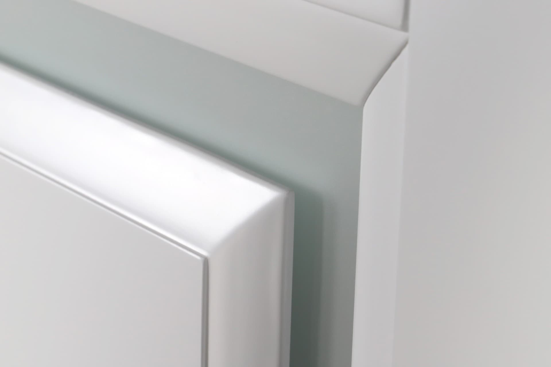 AURUM 1 VETRO LIGHT GREY SLAB BELLDINNI MODERN INTERIOR DOOR - 2