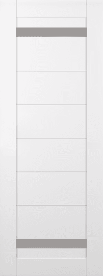 PERLA VETRO SNOW WHITE SWING BELLDINNI MODERN INTERIOR DOOR - 2